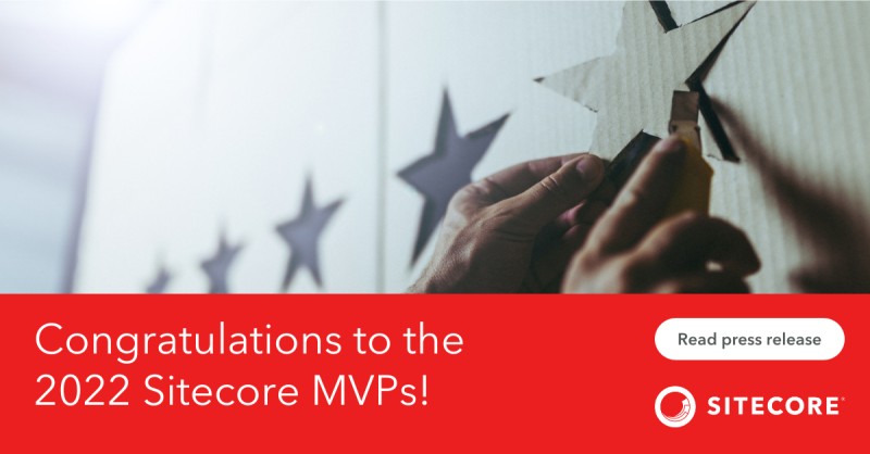 I’m delighted to be named a Sitecore Strategy MVP for 2022