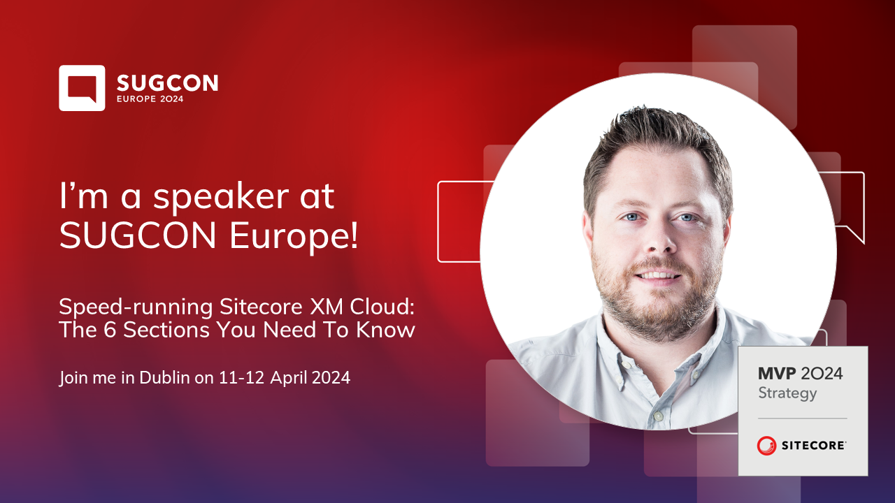 I’m speaking at SUGCON Europe 2024, Dublin!